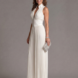 Aitana™ | Elegante Halter Jumpsuit met Wijde Pijpen