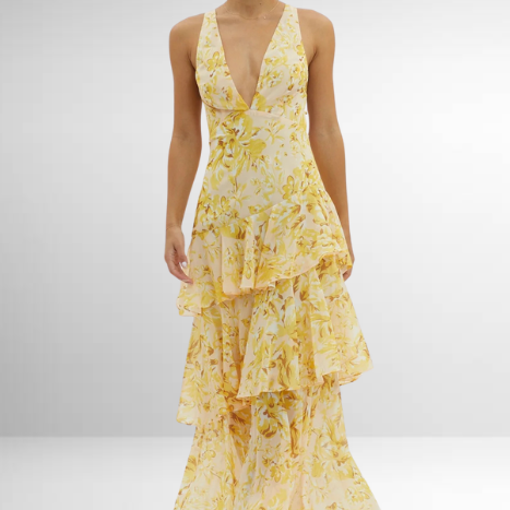 Marina - Elegante Lange Jurk