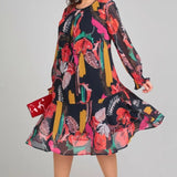 Florida – Elegante bloemenjurk