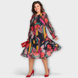 Caroline - Elegante Plus-Size Jurk voor ultiem comfort
