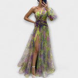 Minna – Asymmetrische Amelie-Maxijurk
