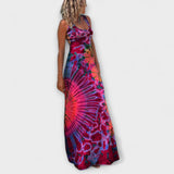 Ronja - La Bamba Tie-Dye Print Maxikleed
