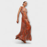 Phoenix - Schimmerende Golven-Mesh-Bodysuit