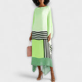 Elenora - Losvallende geometrische kaftan