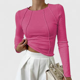 Rozminda - Comfortabele Lange Mouwen Shirt