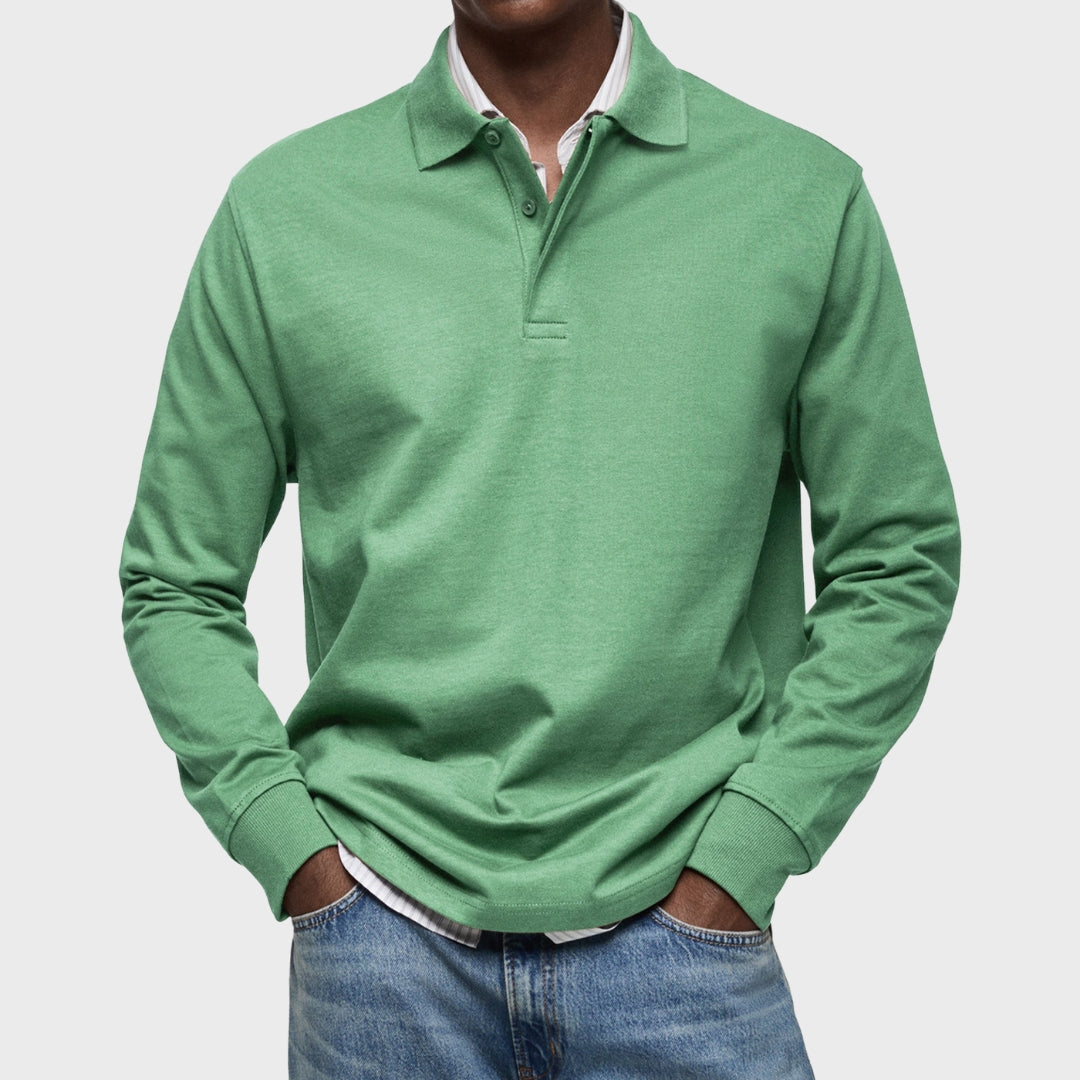 Eduardo - Luxe Polo met Lange Mouwen