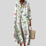 Vleiïng zomerjurk met print