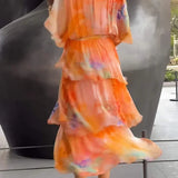 Casar – Elegante chiffon jurk