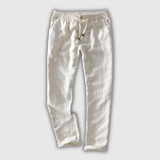 Bram | Linnen Broek met Comfortabele Taille