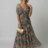 Calen | Off-Shoulder Midi-Jurk
