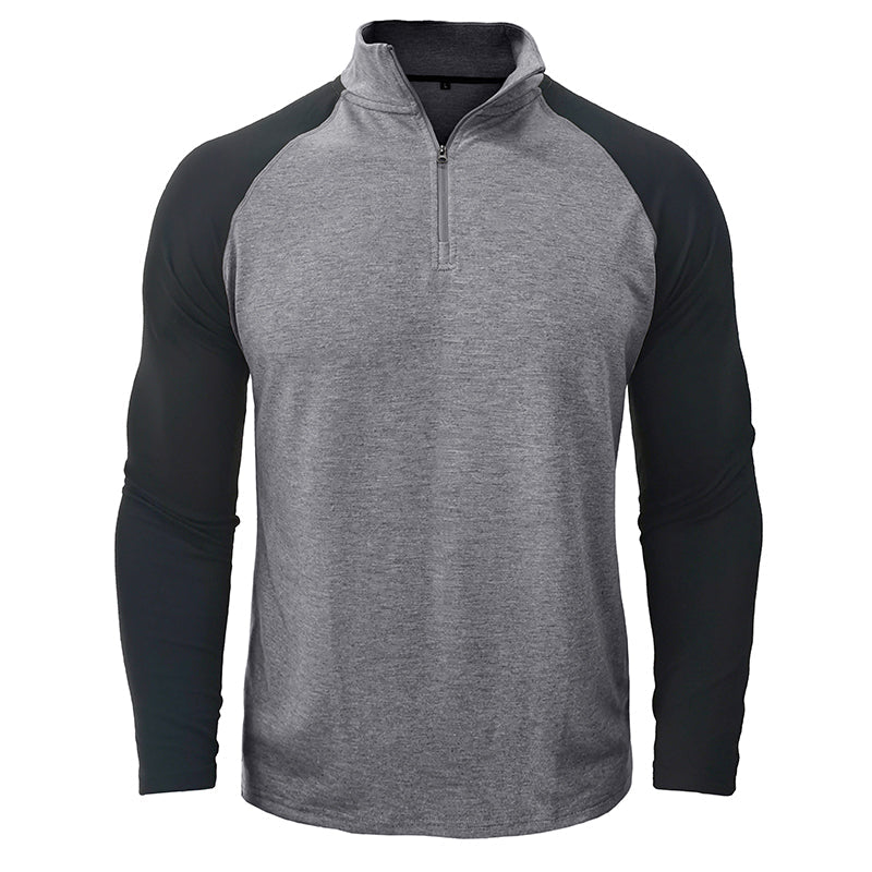 Katoenen shirt met opstaande kraag