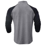 Katoenen shirt met opstaande kraag