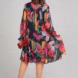 Florida – Elegante bloemenjurk