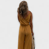 Anna - Donatila Zijsplit Jumpsuit