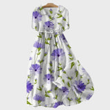 Maxi-jurk in Lavendel