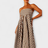 Nocturnal Charm Rüsch Maxi Jurk