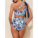 Marit | Hoge Taille One Shoulder Bikini