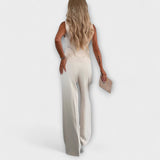 Wilhelmina - Chic Mouwloos Top en Broek Ensemble