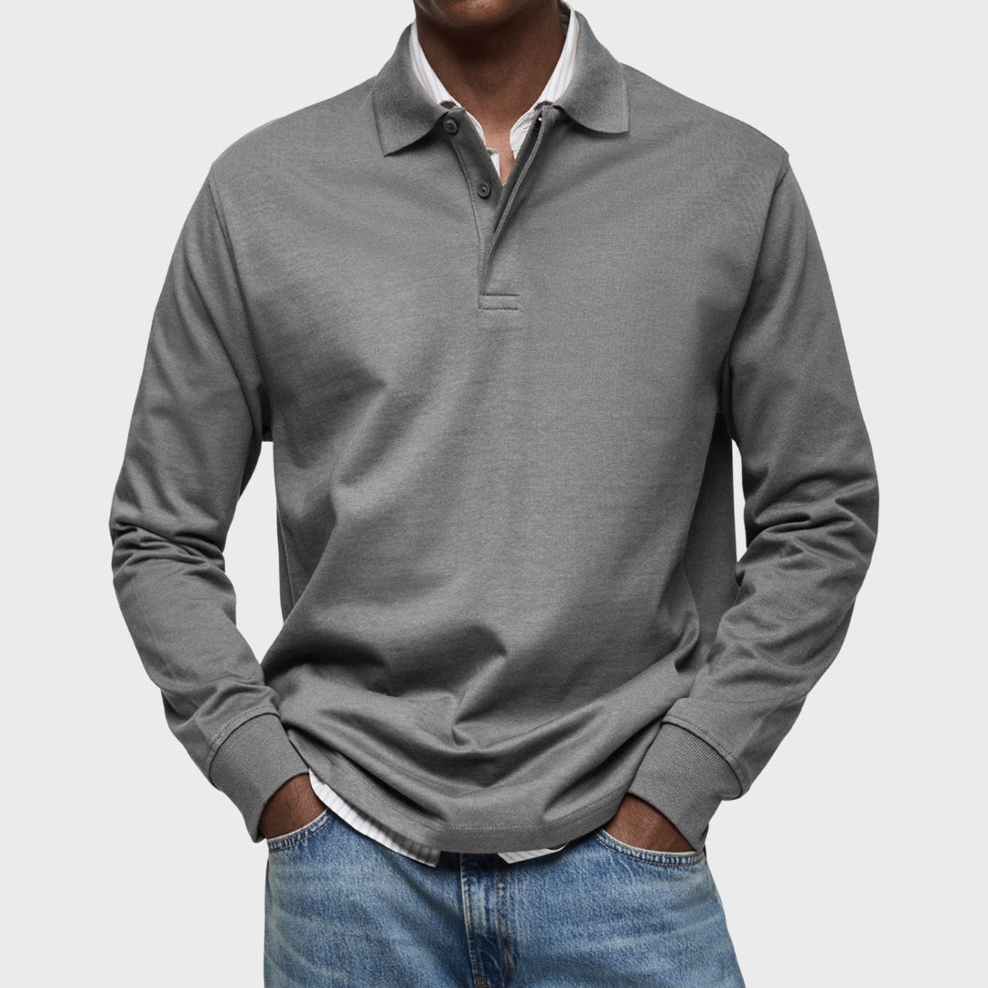 Eduardo - Luxe Polo met Lange Mouwen