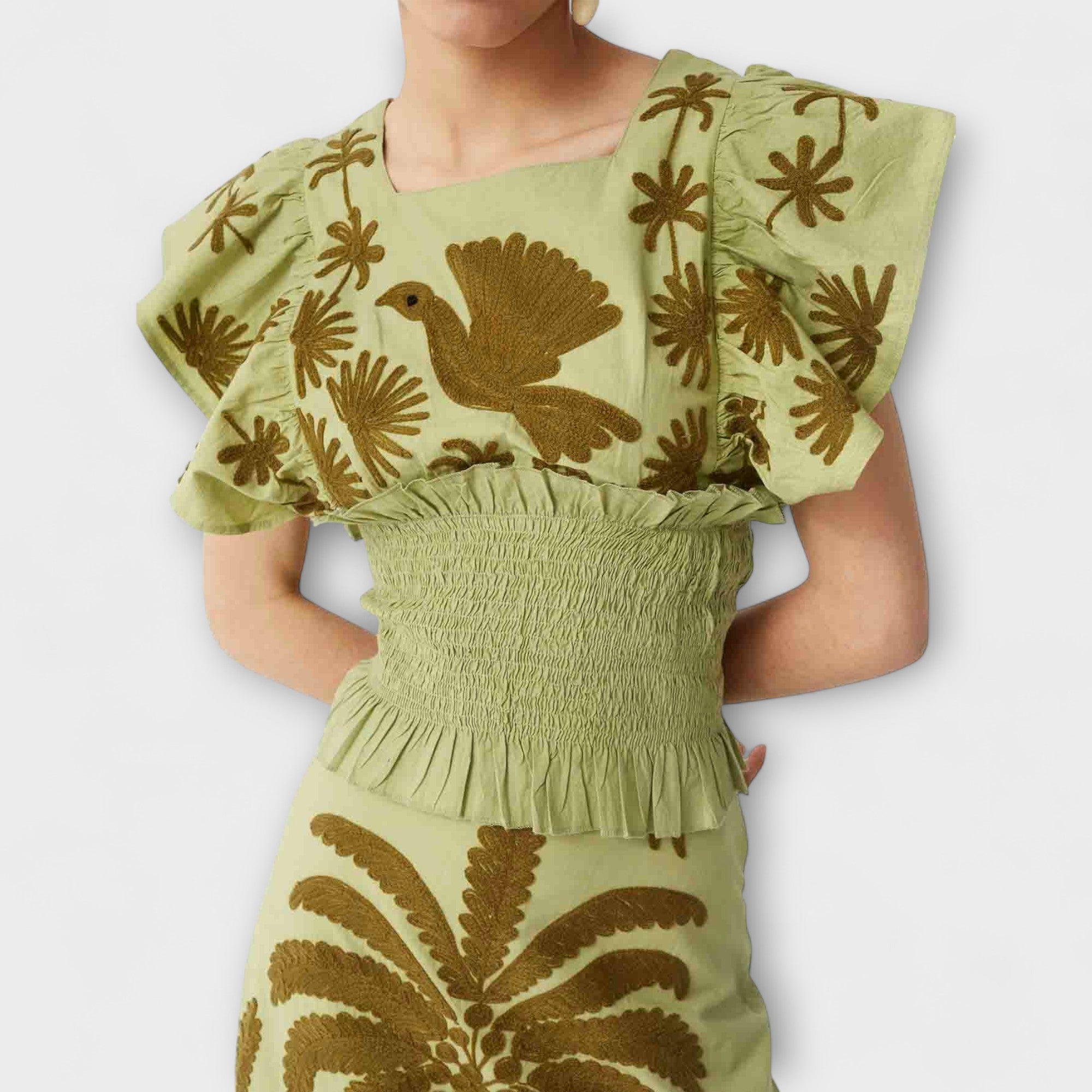 Amy - Stylish Palmboom Jurk