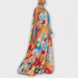 Harlow - Off-Shoulder Bloemen Maxi-Jurk