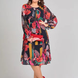 Florida – Elegante bloemenjurk