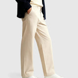 Heren Chino's in Beige Zand – Loose Fit