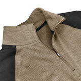 Katoenen shirt met opstaande kraag