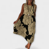 Bloemen Midi-jurk met Laagjesrok