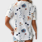 Emily - Modieuze Blouse met Puntige Uitsnede