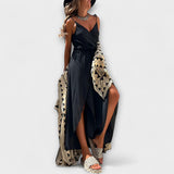 Anna - Donatila Zijsplit Jumpsuit
