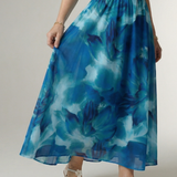 Sylin | Geraffineerde Halter Midi Jurk