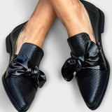 Claudia - Loafers met Strikdetail