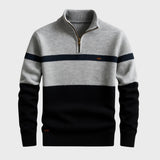 Afonso - Sweatshirt met Klassieke Ritskraag