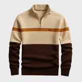 Afonso - Sweatshirt met Klassieke Ritskraag