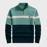 Afonso - Sweatshirt met Klassieke Ritskraag