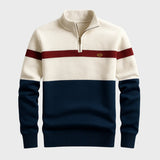 Afonso - Sweatshirt met Klassieke Ritskraag