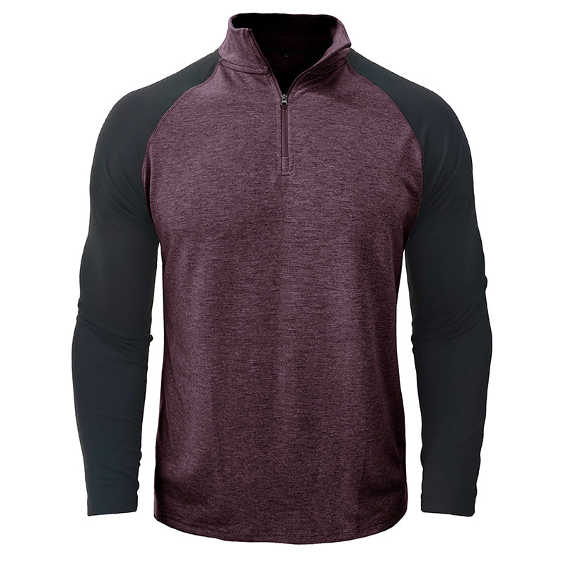 Katoenen shirt met opstaande kraag
