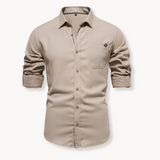 Blouse - Ademend Mengsel Met Voorkant Sluiting