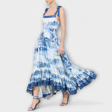 Lucia - Charmant bloemen maxi jurk