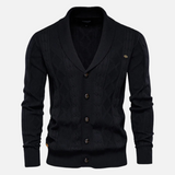 Francisco - Cardigan Argyle Mélange Zacht