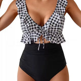 Charlotte | Flirterig Badpak met V-hals
