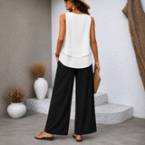 Elarisse™ | Elegante Tweedelige Zomerset met Gelaagde Top
