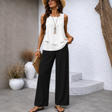 Elarisse™ | Elegante Tweedelige Zomerset met Gelaagde Top