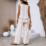 Celestara™ | Elegante Tweedelige Zomerset met Gelaagde Top