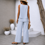 Marivellea™ | Elegante Tweedelige Zomerset met Strepen