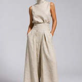 Salma™ | Elegante Tweedelige Zomerset met Wijde Broek