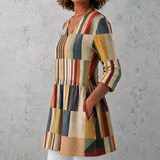 Chloé | Lange Blouse van Linnen met Meerkleurige Strepen