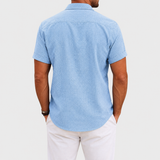 Laurent | Korte Mouwen Textured Overhemd