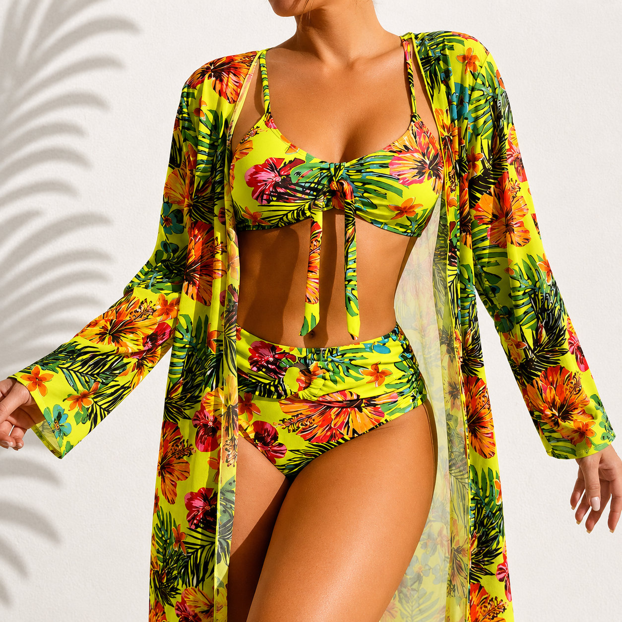 DELACROIX | Elegante Tropicale Marie 3-delige Bikini